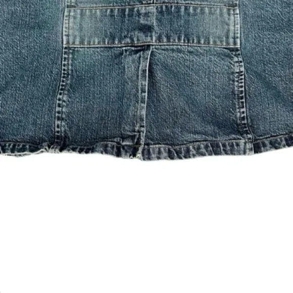 Vintage Early 2000s Cargo Pocket Denim Jean Jacket Women's Size L - Picture 8 of 10